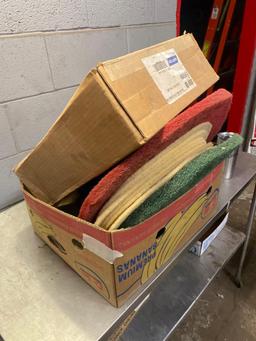 Lot of Industrial Scrub Pads for Floor Machine