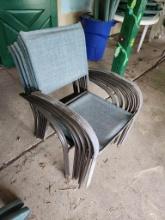 (6) Patio Chairs (located off-site, please read description)