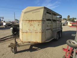 1988 Hillsboro Tandem Axle Horse Trailer