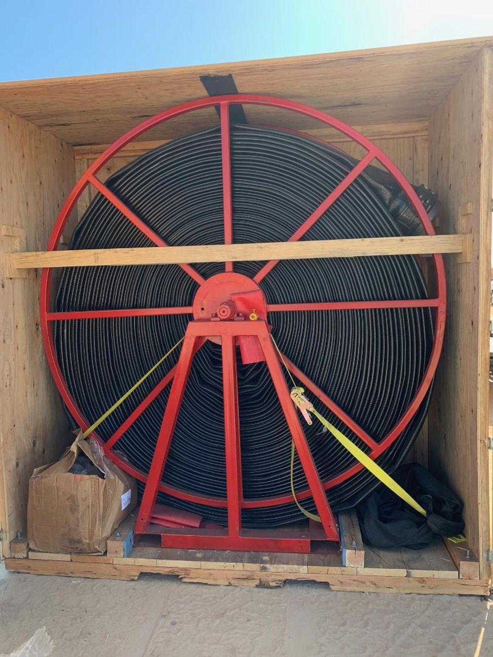 10" New Layflat Hose and Reel