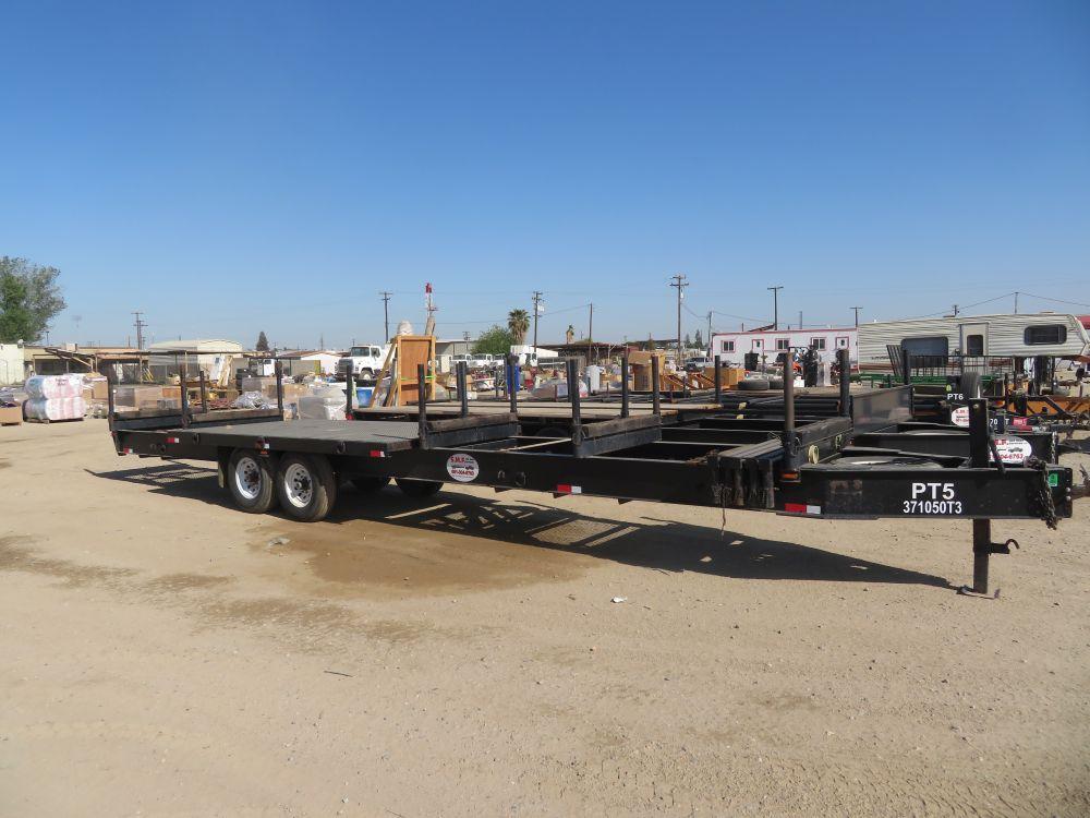 2012 Brock 2 Axle Pipe Trailer