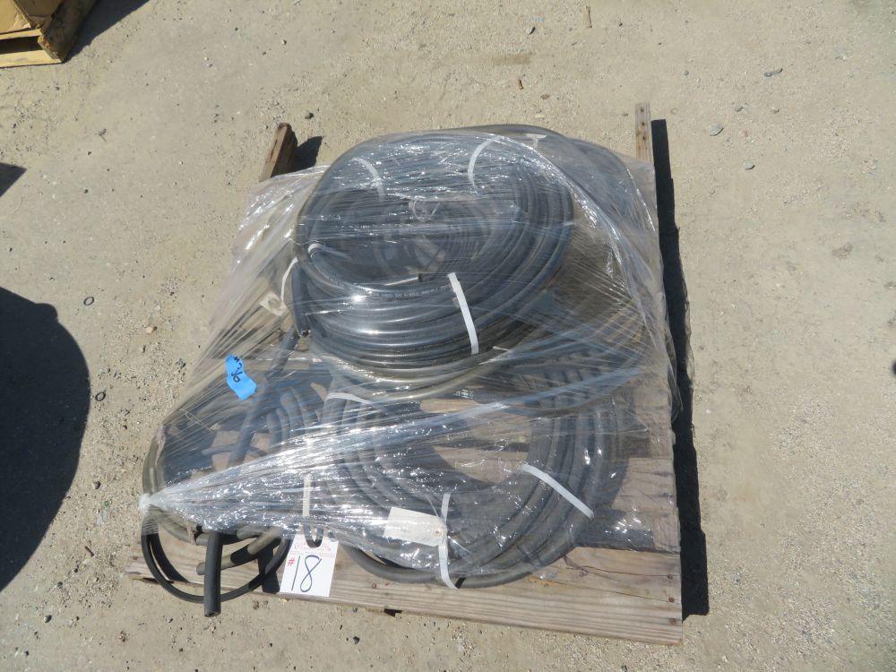 1 Pallet misc black hoses