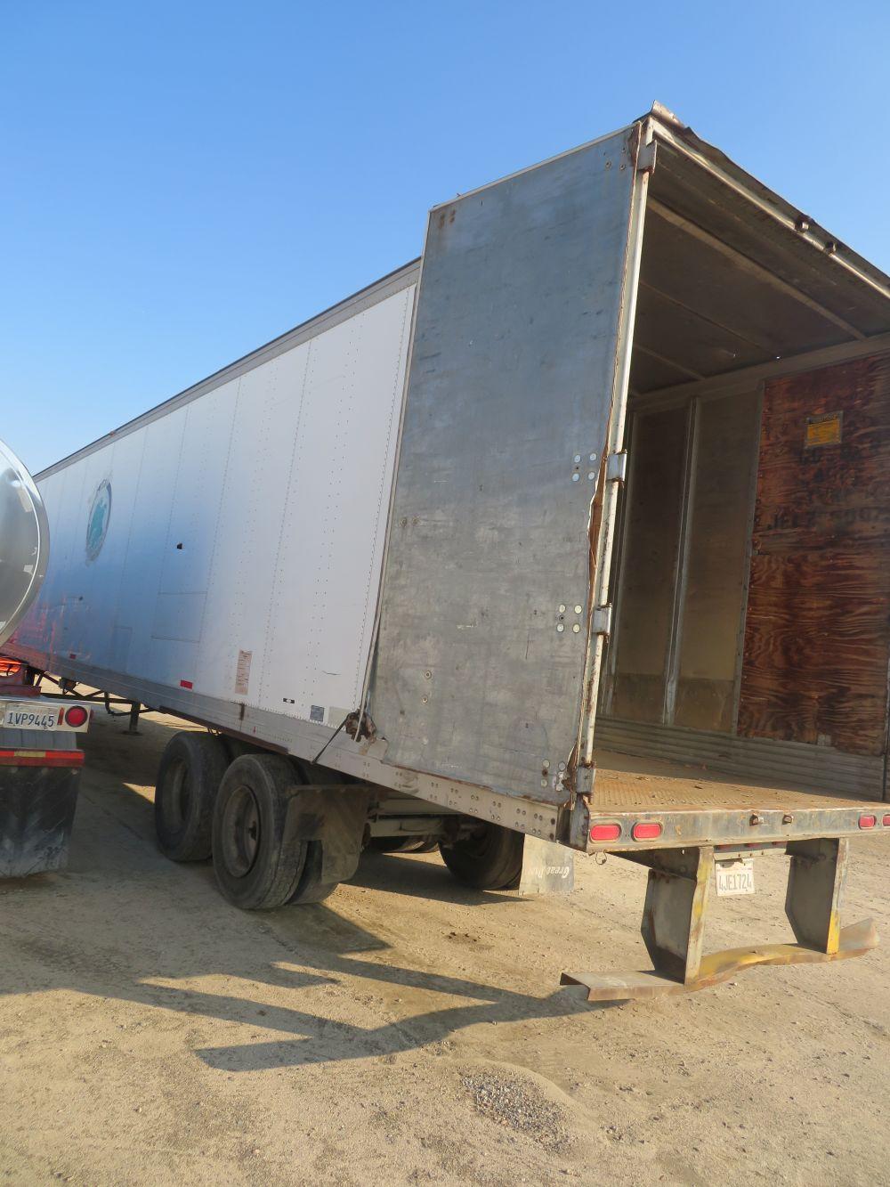 1993 Fruehauf 2 Axle Dry Van