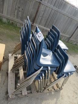 Pallet- Stacked Chairs