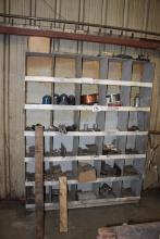 Parts Cabinet w/Welding Wire, Tap Bots, Misc Nuts & Bolts
