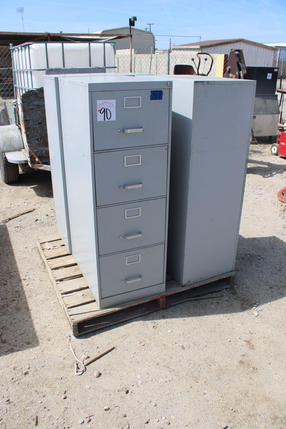 (3) Filing Cabinets