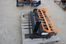 Skid Steer Hay Bale Spear Attachment