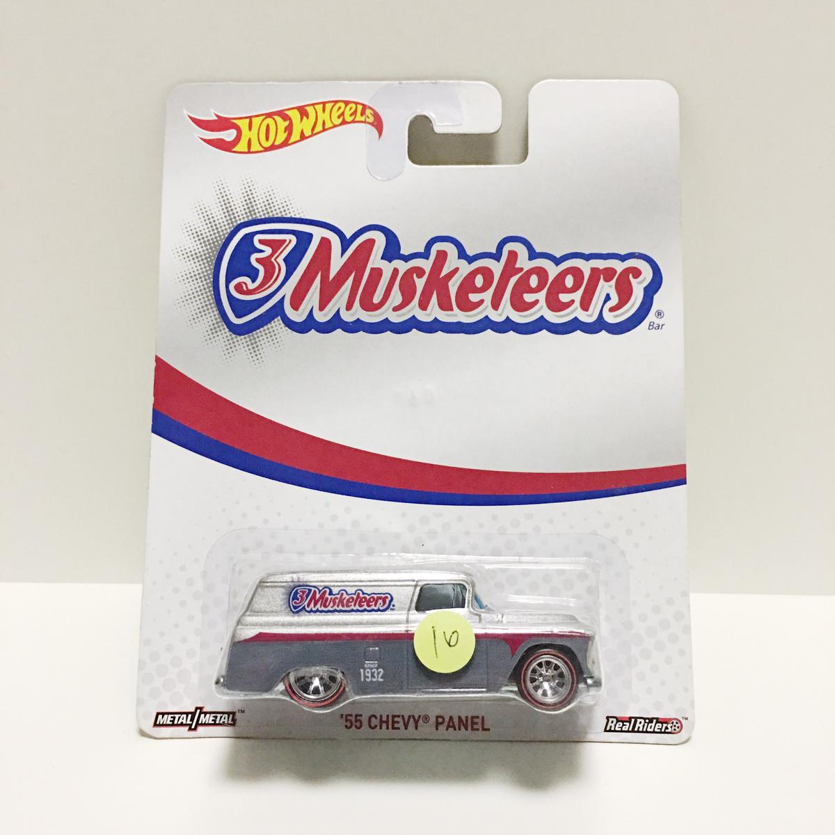 Hot Wheels Pop Culture 3 Musketeers '70 Chevelle Delivery Real Riders Metal/Metal