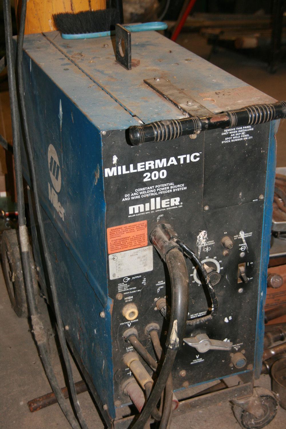 Millermatic #200 Wire Feed Welder