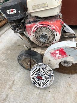 Pavement Saw Walk Behind Wet Saw w/Honda GX390 Motor