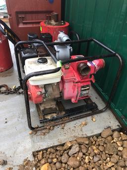 Homelite 3In. Trash Pump w/Honda Motor;