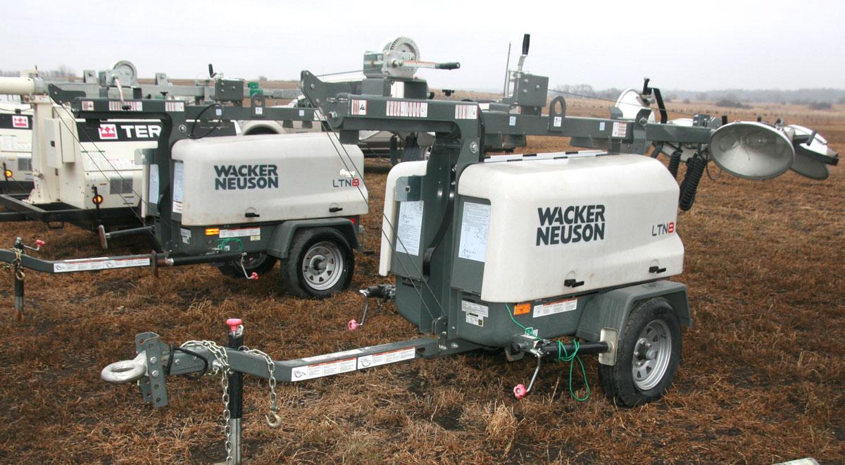Wacker Neuson LTN8 Dsl. Port. Generator Flood Lite Unit