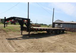 2007 Delta 36’ Gooseneck Flatbed Trailer