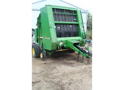 JD 535 Round Baler w/ Net Wrap