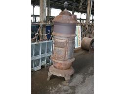 Antique Round Oak Parlor Stove