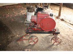 Antique IH LBA 2 ½ HP Stationary Gas Engine on Cart – SN LBA73129;