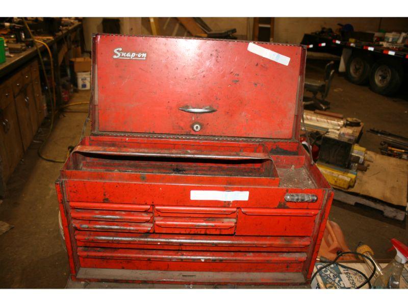 Older Snap-On Tool Chest w/Top Section