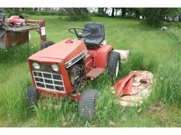 Vintage 1983 IH 982 Cub Cadet Mower (Red) w/Tiller