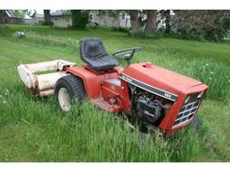 Vintage 1983 IH 982 Cub Cadet Mower (Red) w/Tiller