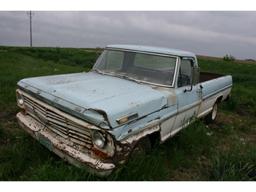 1968 Ford F-100 Pickup w/ V-8 Eng. & 4 Spd. Trans.