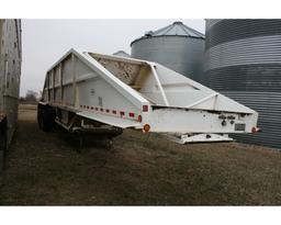 1998 Cornbelt Mfg. Trailblazer Mdl. S-4203 22 Cu. Yd. 8’x42’ Triple Axle Belly Dump Trailer