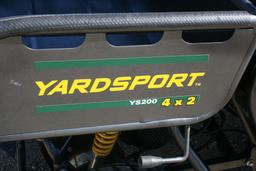 Yard Sport XLT side by side YS200,4X2, w/ front winch