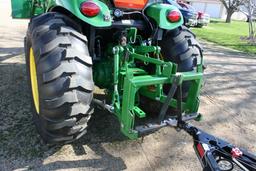 JD 4044R Tractor with H180 loader, Cab, A/C Heat, Diesel, 90.9 HRS.