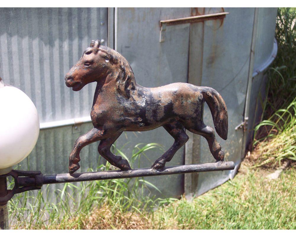 Antique horse weathervane