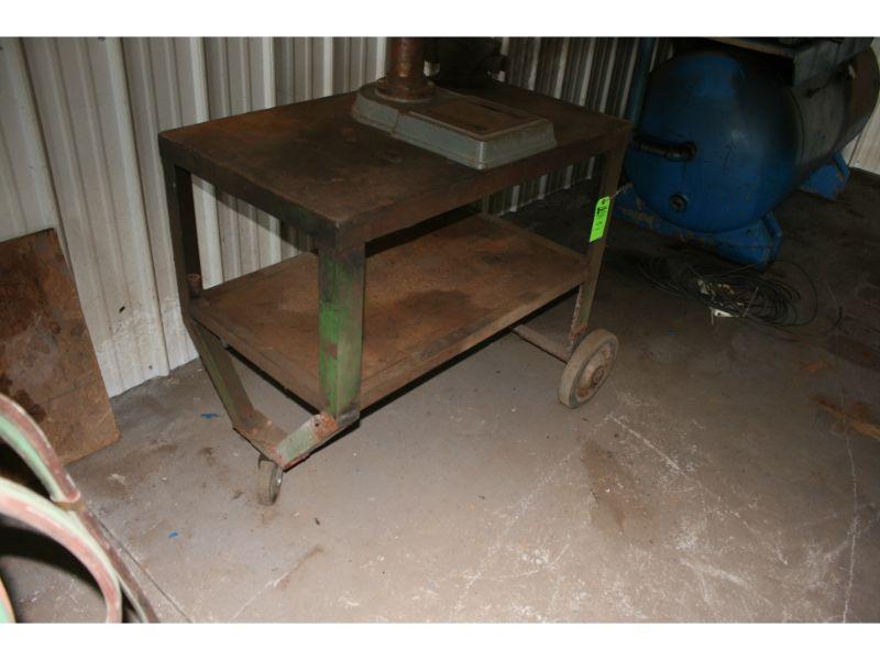 23"x39" Steel Work Bench on Casters w/ 4" Vise
