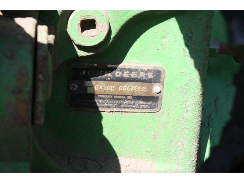 JD #8430 4x4 Tractor Series Motor, 3 Pt. & PTO