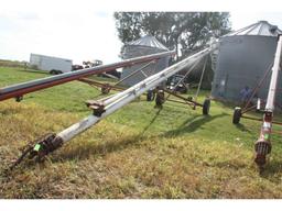 Feterl 8”x56’ Auger w/Side PTO & Mechanical Lift (white);