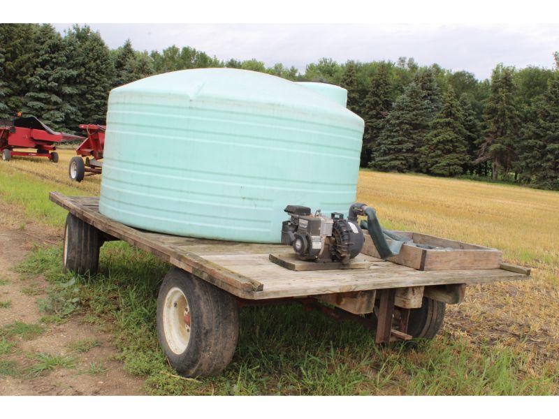 8’x12’ Flatbed Water Wagon