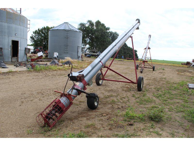 Hutchinson 10”x31’ Auger w/Side PTO & Dolly Wheel  – Exc. Cond.