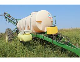 PK 1000 gal pull type sprayer