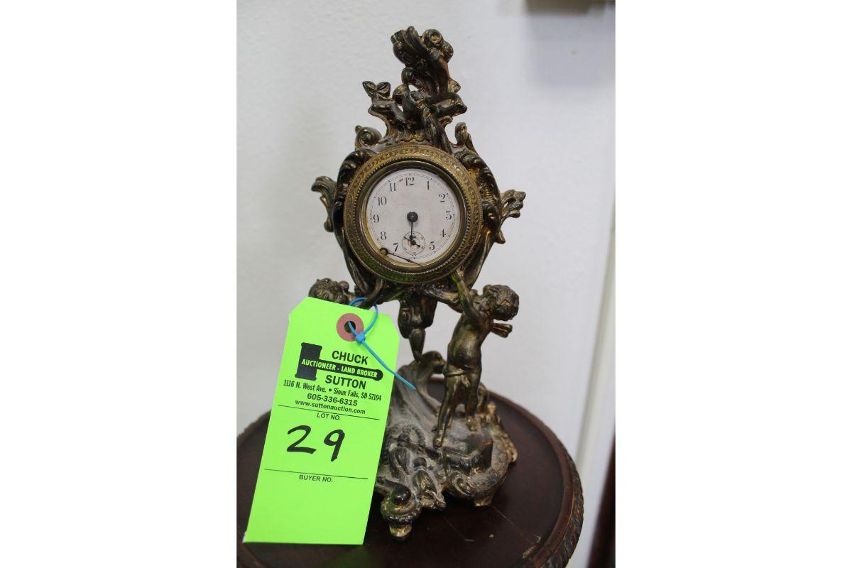 10" Bronze Colored Clock