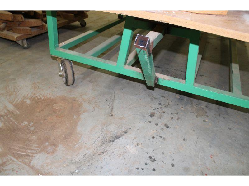 4  Ft. x7  Ft.  Rolling Steel Frame Shop Cart