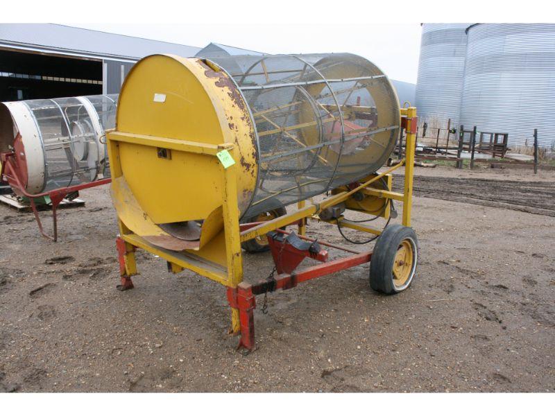 Rotary Grain Screener w/ Elec. Motor