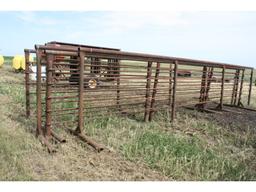 5 - 24’ Freestanding Well Pipe Livestock Panels