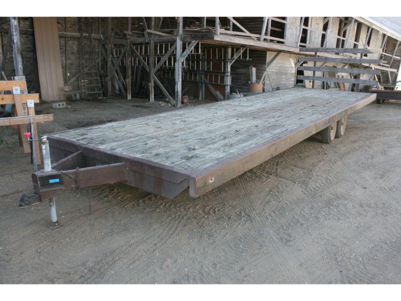 28’ Flatbed Trailer- Bumper Hitch