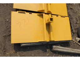 Adj. Skid Steer Rec. Mount Hitch