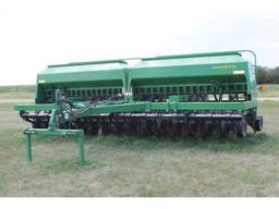 JD 1590 20 Ft. Grain Drill w/Fert., 2 Pt Hookup - SN: 1N01590XCF0760249 & N0GD020760059 - VG