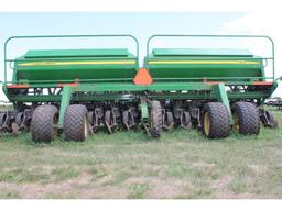 JD 1590 20 Ft. Grain Drill w/Fert., 2 Pt Hookup - SN: 1N01590XCF0760249 & N0GD020760059 - VG