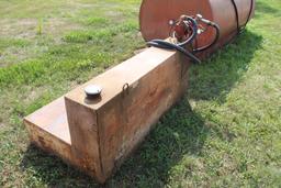 L Shaped 100 Gal. Fuel Tank w/Elec. Pump