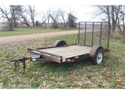 DCT 6x10 Trailer w/ Mesh Drop Gate, Good