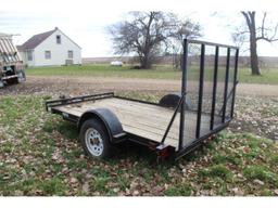 DCT 6x10 Trailer w/ Mesh Drop Gate, Good