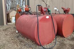 500 Gal. Fuel Tank w/ Elec. Pump