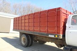 Chevrolet C70 Truck w/ Schweigers 18 Ft. Steel Box, Sgl. Axle, 1987