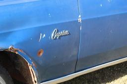 1966 Chev. Caprice 4 Door, New 350 Eng., Auto Trans., 99,970 Miles, Runs, Good Cond.