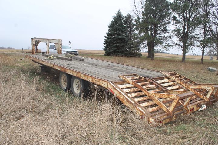 DCT 8 Ft.x24 Ft. GN Flatbed Trailer w/ 4 Ft. Beaver Tail & Ramps