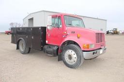 Intl. 4900 Service Truck, 8 Ft.x12 Ft. Stahl Job Box